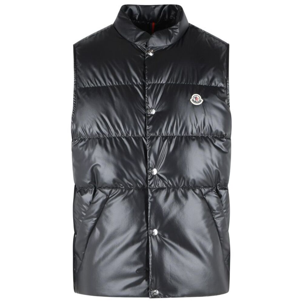 Moncler 'Restigo' Black Polyester Vest Men
